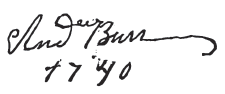 Andrew Burr Signature