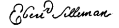 Ebenezer Silliman Signature