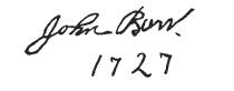 John Burr Signature